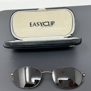 Cool Clip CC802 Eyeglasses Polarized Sunglasses Clip On Only Magnetic Brown